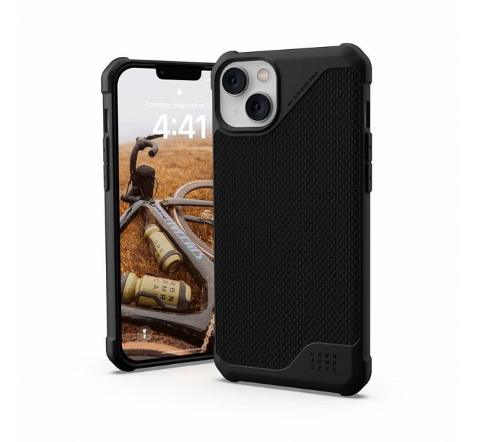 Urban Armor Gear Чохол-накладка Urban Armor Gear Metropolis LT Magsafe для Apple iPhone 14 Plus Kevlar Black (114049113940)