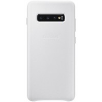 Чохол-накладка Samsung Leather Cover для Samsung Galaxy S10+ SM-G975 White (EF-VG975LWEGRU)