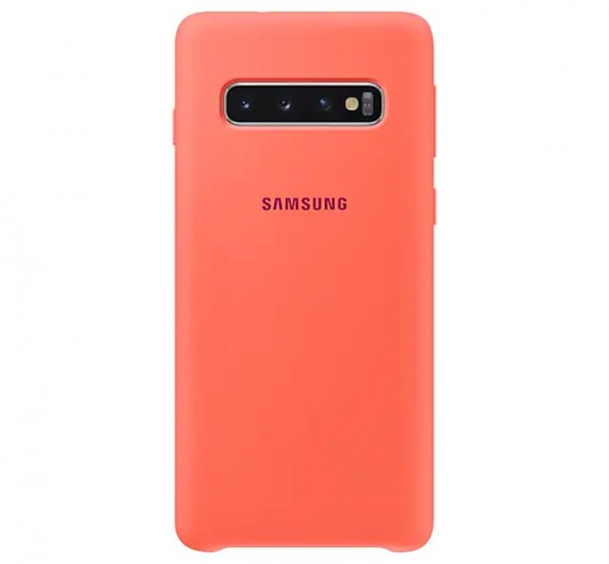 Samsung Чохол-накладка Samsung Silicone Cover для Samsung Galaxy S10 SM-G973 Berry Pink (EF-PG973THEGRU)