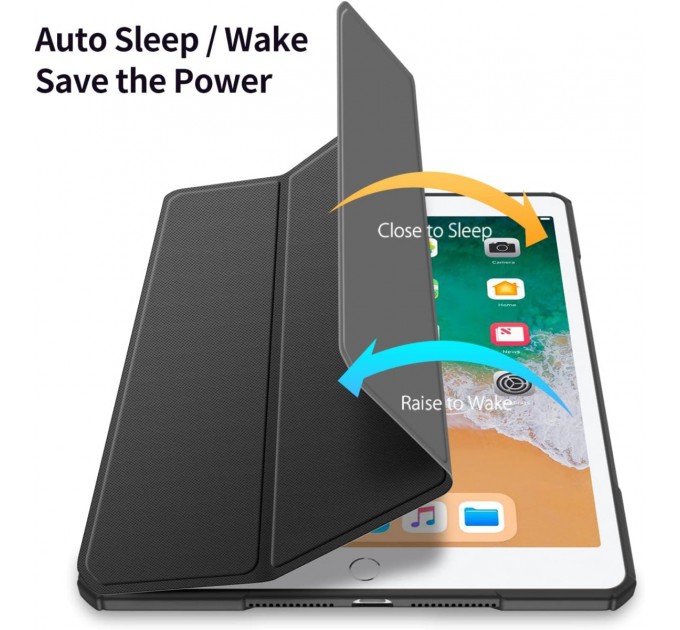 Dux Ducis Чохол-книжка Dux Ducis Toby Smart Cover для Apple iPad 9.7 2017/2018 Black (6934913048702)