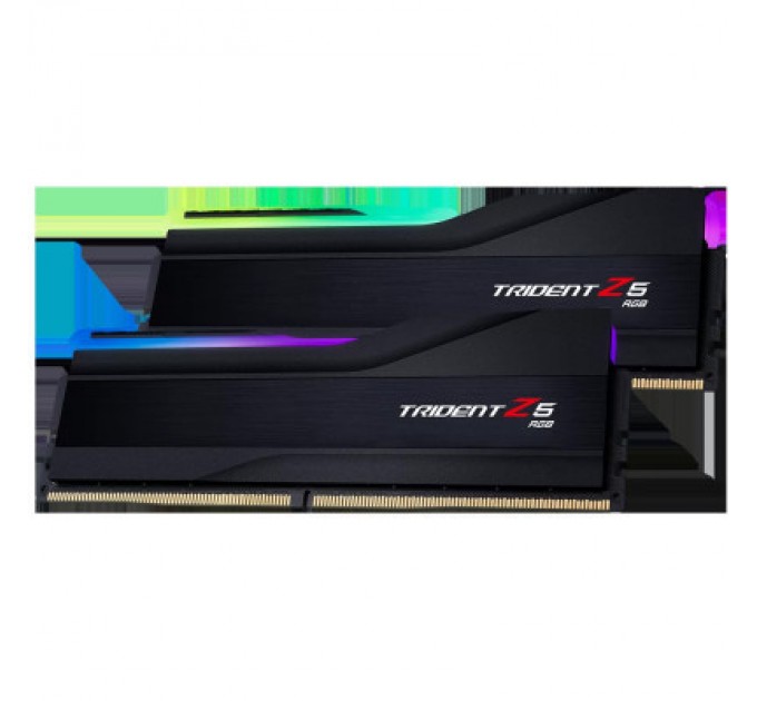 G.Skill Модуль пам'яті для комп'ютера DDR5 32GB (2x16GB) 8000 MHz Trident Z5 RGB Black G.Skill (F5-8000J3848H16GX2-TZ5RK)