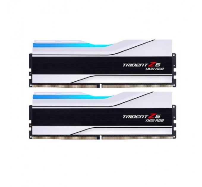 G.Skill Модуль пам'яті для комп'ютера DDR5 32GB (2x16GB) 6400 MHz Trident Z5 Neo RGB Matte White G.Skill (F5-6400J3239G16GX2-TZ5NRW)