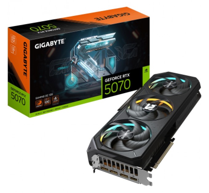 GIGABYTE Відеокарта GIGABYTE GeForce RTX5070 12Gb GAMING OC (GV-N5070GAMING OC-12GD)
