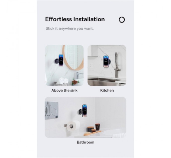 Універсальний автотримач Baseus MagPro Magnetic Foldable Phone Mount Cluster Black (B10564101121-00)