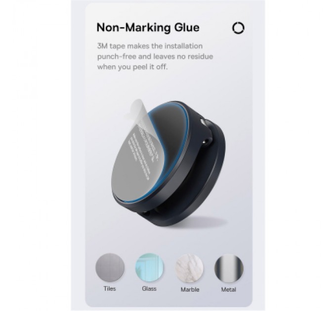 Універсальний автотримач Baseus MagPro Magnetic Foldable Phone Mount Cluster Black (B10564101121-00)