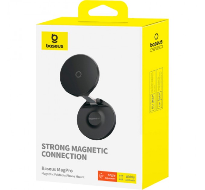 Універсальний автотримач Baseus MagPro Magnetic Foldable Phone Mount Cluster Black (B10564101121-00)