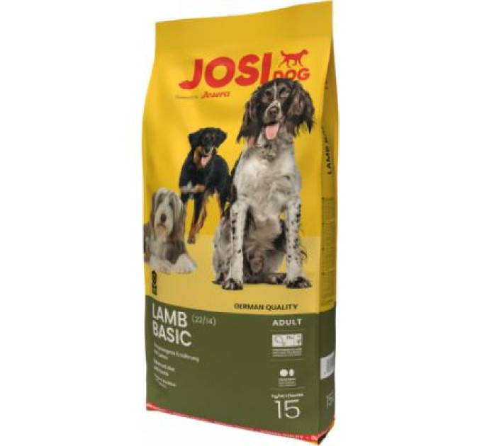 Josera JosiDog Сухий корм для собак Josera JosiDog Lamb Basic 15 кг (4032254770688)