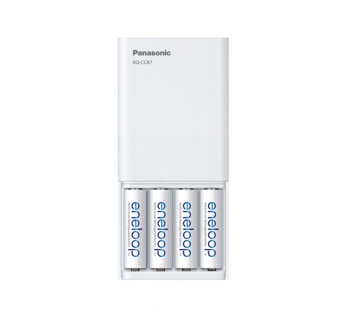 Зарядний пристрій Panasonic Eneloop ready USB in/out з функцією Power Bank + AA 2000 mAh