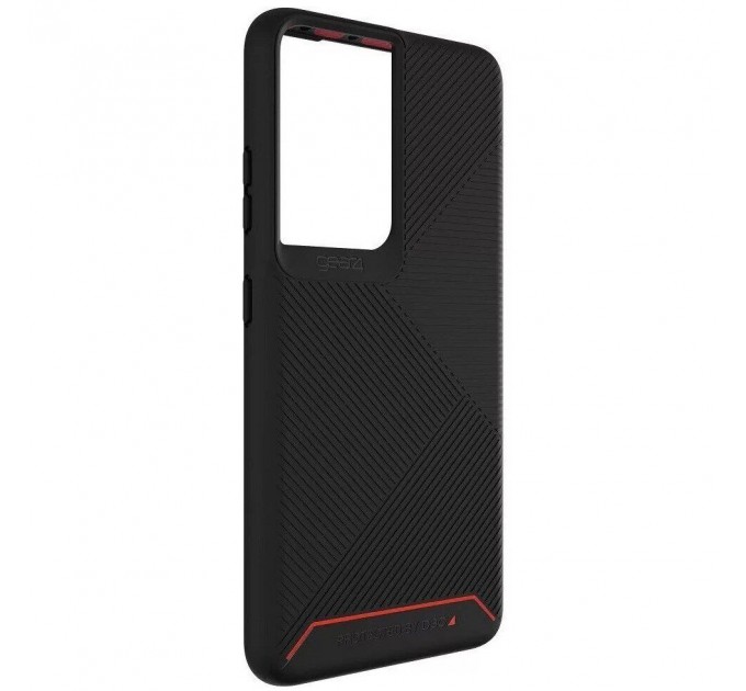 Zagg Чохол-накладка Zagg Gear4 Battersea Denali D30 для Samsung Galaxy S21 Ultra SM-G998 Black/Red (702007301 / 702007461)
