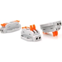 З'єднувач кабелю 2-line аналог WAGO K223-2P , 10штпак Voltronic (K223-2P/10)