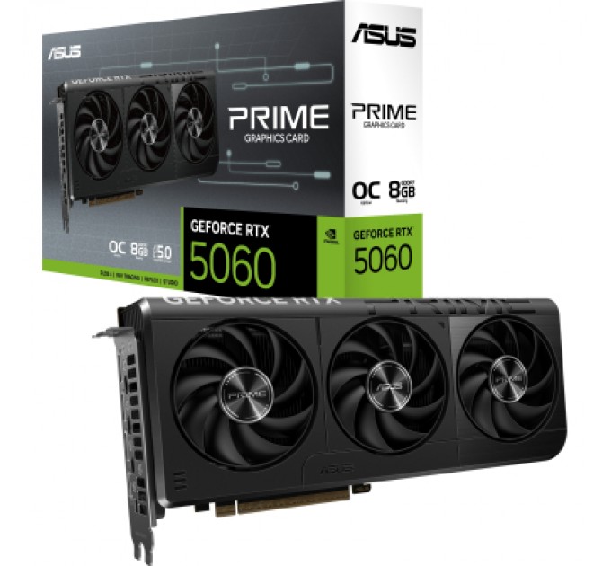 ASUS Відеокарта ASUS GeForce RTX5060 8Gb PRIME OC (PRIME-RTX5060-O8G)