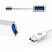 HP Перехідник USB3.1 Type-C to USB (OTG) 0.15m white HP (DHC-TC105)