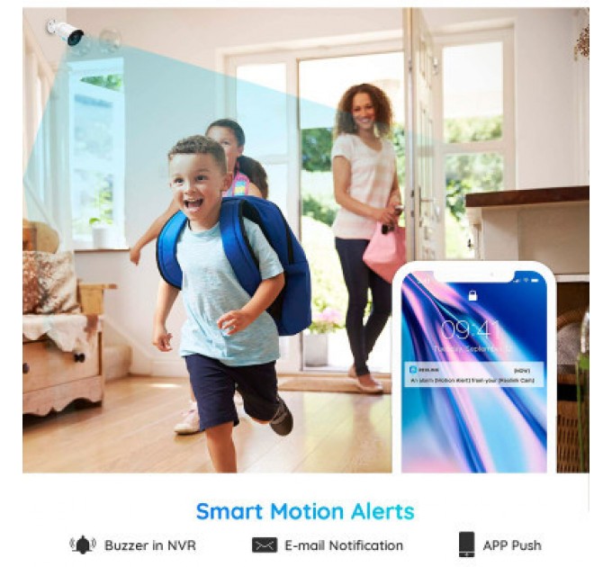 Reolink Реєстратор для відеоспостереження Reolink NVS8 без HDD (RLN8-410 без HDD)