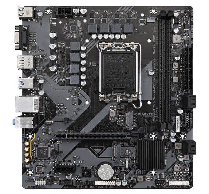 Материнська плата Gigabyte B760M E Socket 1700