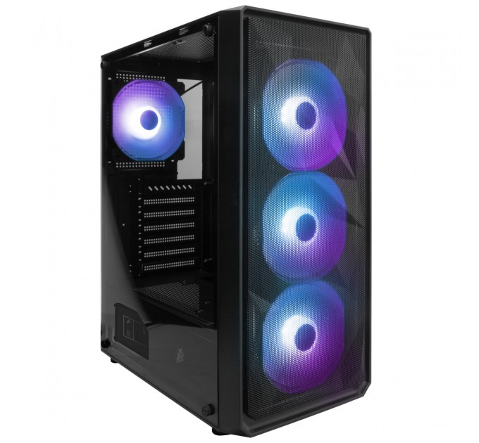 1stPlayer Корпус 1stPlayer FD3-BK-4F7 Black без БЖ