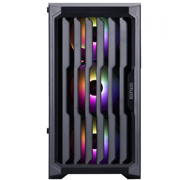 1stPlayer Корпус 1stPlayer H2-BK-4F7 Black без БЖ