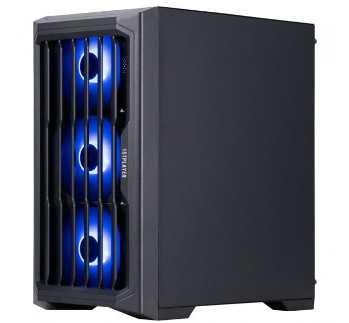 1stPlayer Корпус 1stPlayer H2-BK-4F7 Black без БЖ