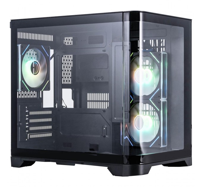 1stPlayer Корпус 1stPlayer UV5-BK-2FC7R-1FC7 Black без БЖ