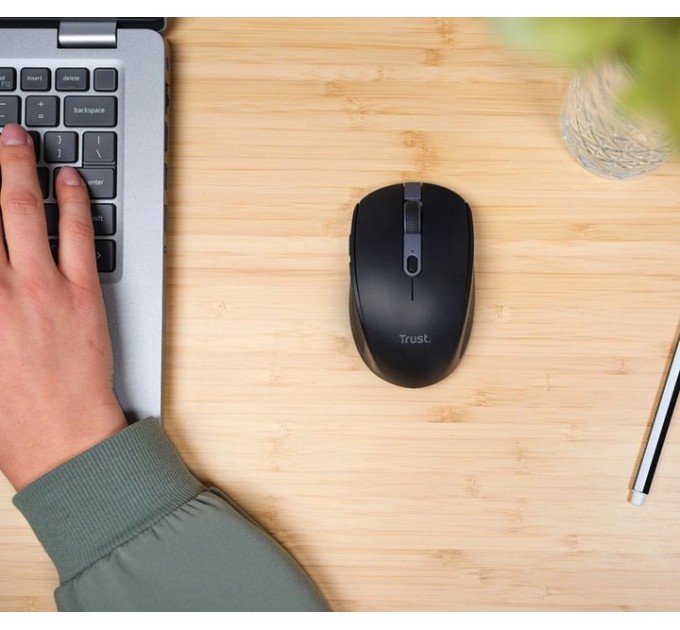 Миша бездротова Trust Ozaa Compact Black (24819)