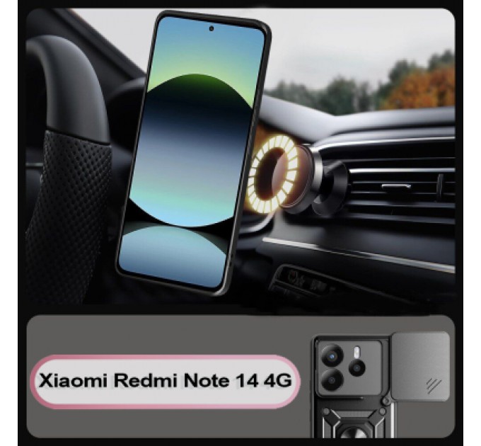 BeCover Чохол до мобільного телефона BeCover Military Xiaomi Redmi Note 14 4G Black (713451)