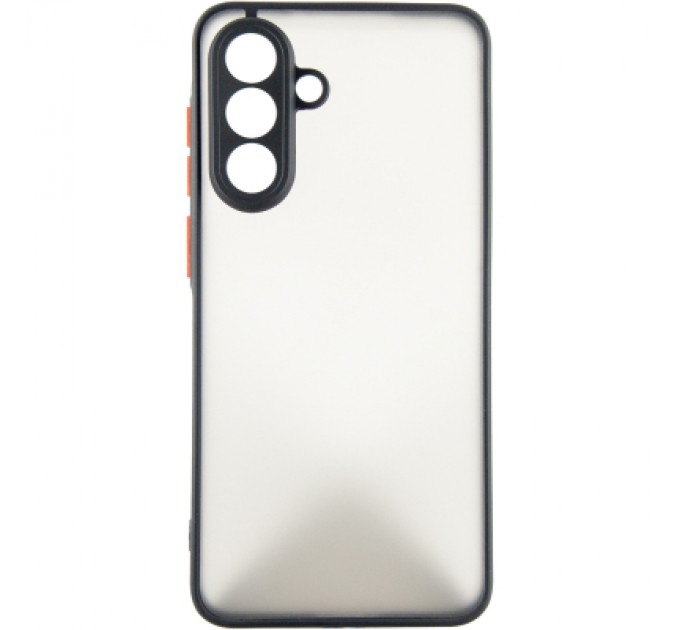 Чохол до мобільного телефона Dengos Samsung Galaxy A36 Matte + glass (Black) (DG-KM-145)