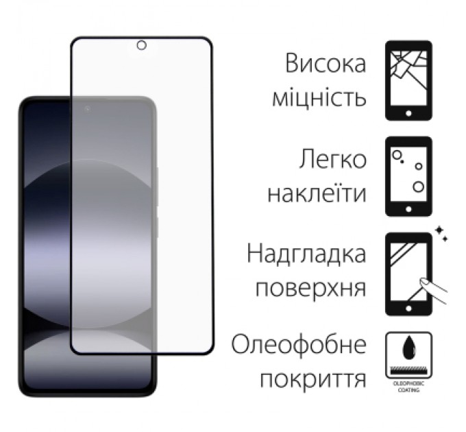 Dengos Чохол до мобільного телефона Dengos Xiaomi Redmi Note 14S Carbon + glass (Purple) (DG-KM-146)