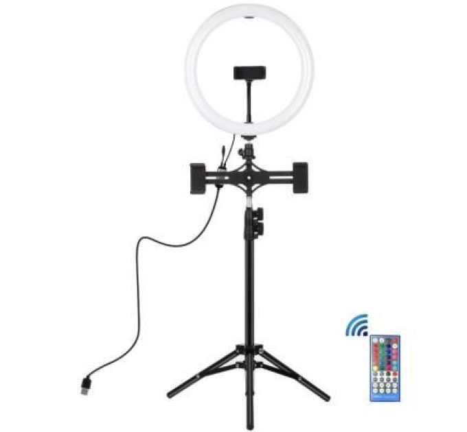 Puluz Набір блогера Puluz Ring USB LED lamp PKT3068B 11.8" + tripod 1.1 м (PKT3068B)