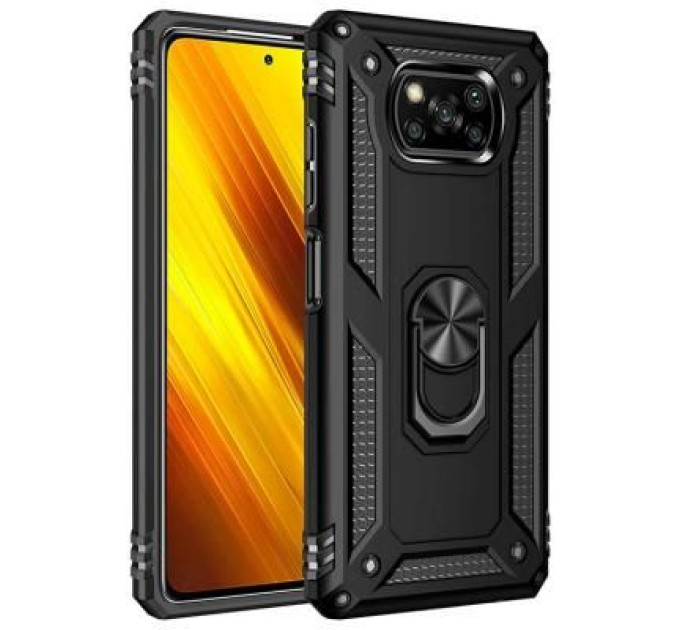 BeCover Чохол до мобільного телефона BeCover Military Poco X3 Black (705643)