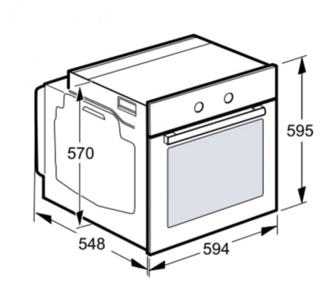 Bosch Духова шафа Bosch HJG852YT0T