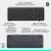 Logitech Комплект Logitech MK250 Bluetooth/Wireles UA Graphite (920-013823)