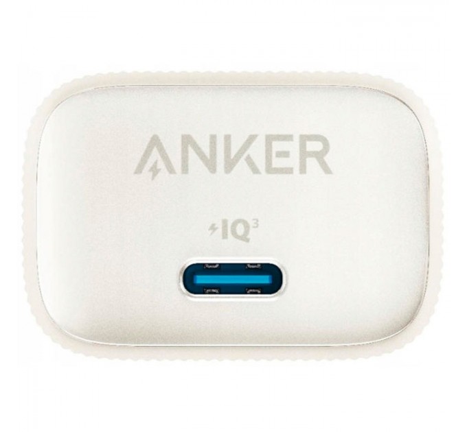 Anker Мережевий зарядний пристрій Anker PowerPort 511 Nano IV White, 30 W USB Type-C (A2337G21)