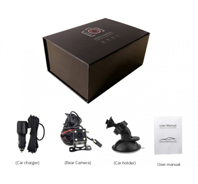 CarCam Відеореєстратор CarCam T418 Dual