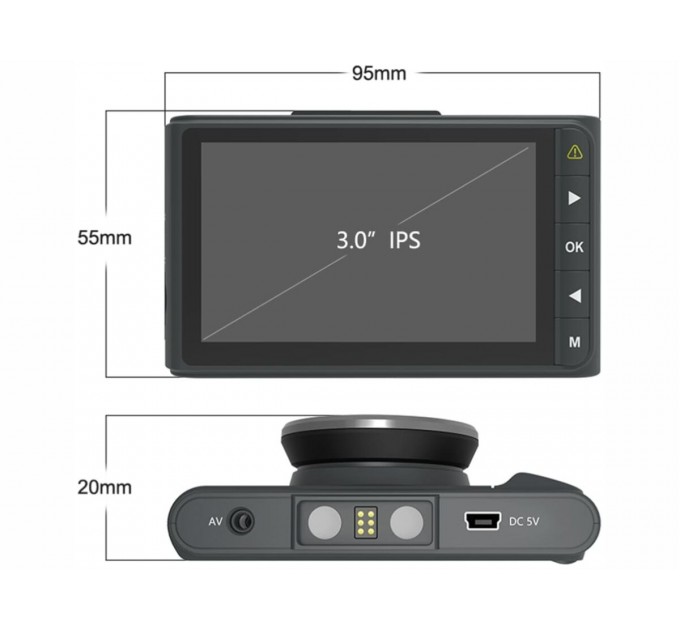 CarCam Відеореєстратор CarCam T418m