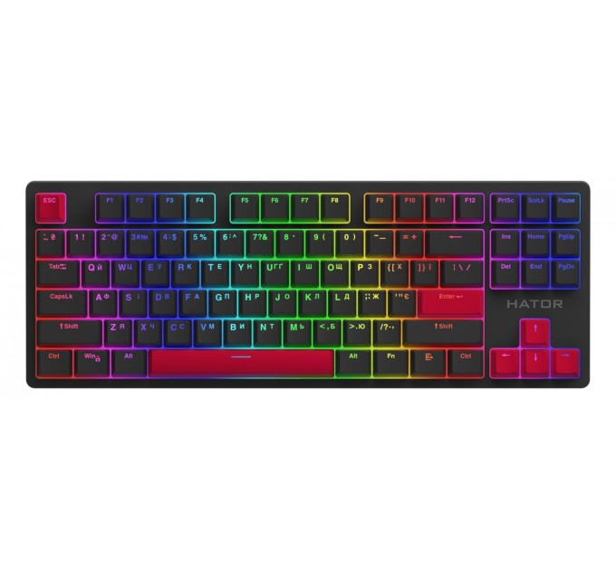 Hator Набір кейкапів Hator PBT Keycaps Autograph Edition Racing Red (HTS-713)