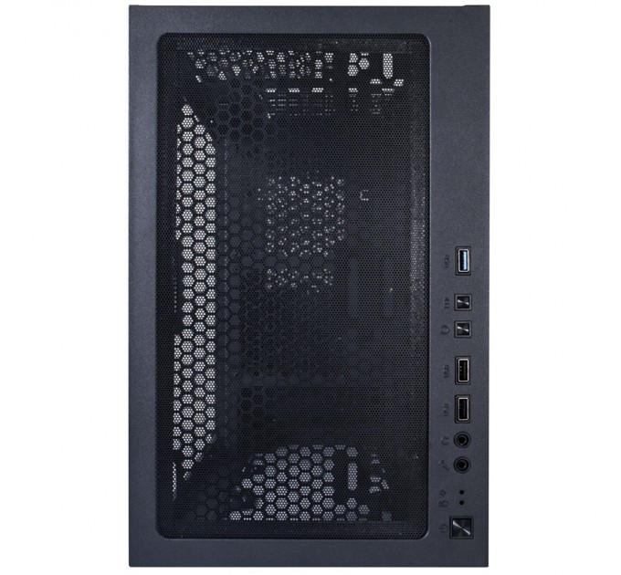 Корпус 1stPlayer X5-BK-4F1 Black без БЖ