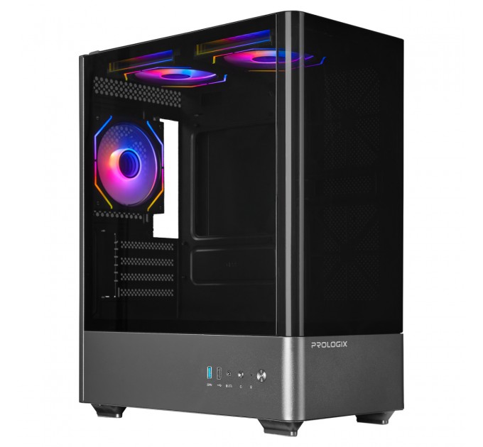 Prologix Корпус Prologix Lumi GM-01AB Glass Black