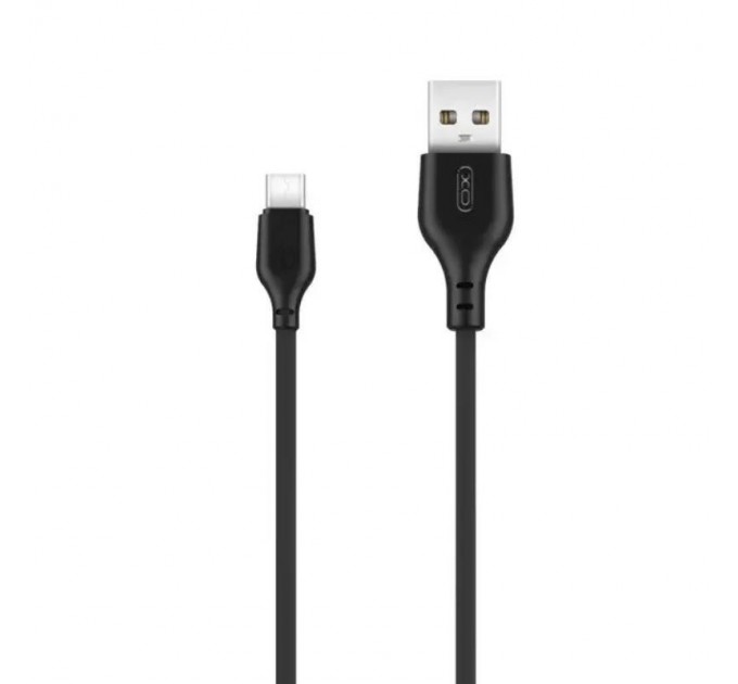 XO Кабель XO NB103 USB-Lightning (M/M), 2.1A 1м Black (6920680862702)