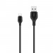 XO Кабель XO NB103 USB-Lightning (M/M), 2.1A 1м Black (6920680862702)