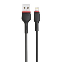 Кабель XO NB-P171 USB - Lightning, (M/M), 2.4A 1 м Black (6920680873647)