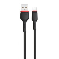 Кабель XO NB-P171 USB - microUSB, (M/M), 2.4A 1 м Black (6920680873661)