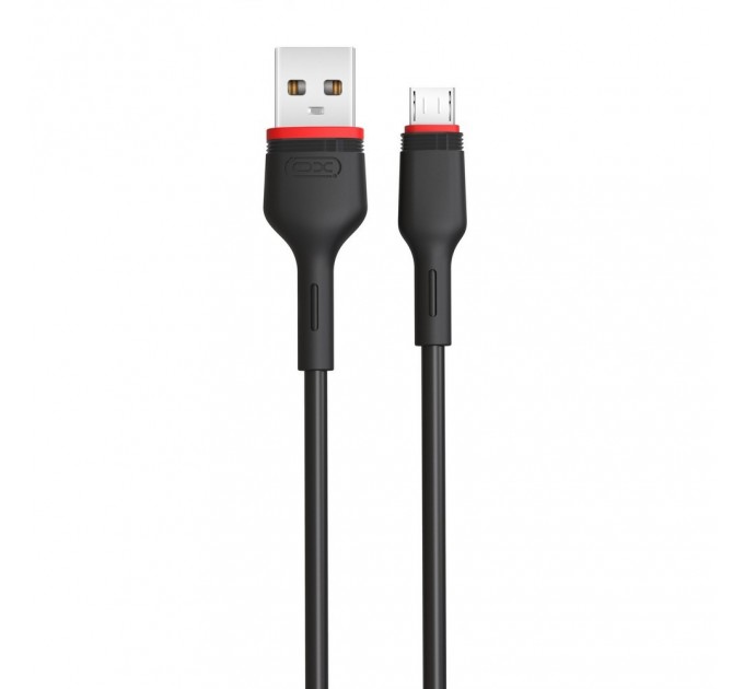 XO Кабель XO NB-P171 USB - microUSB, (M/M), 2.4A 1 м Black (6920680873661)