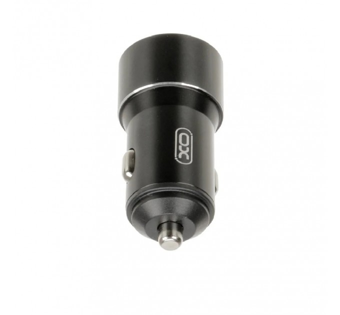 XO Автомобільний зарядний пристрій XO CC30 (2USB, 2.4A) Black (6920680872756)