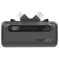 Універсальна мобільна батарея Promate PowerUp-Duo 5000mAh 20W Black