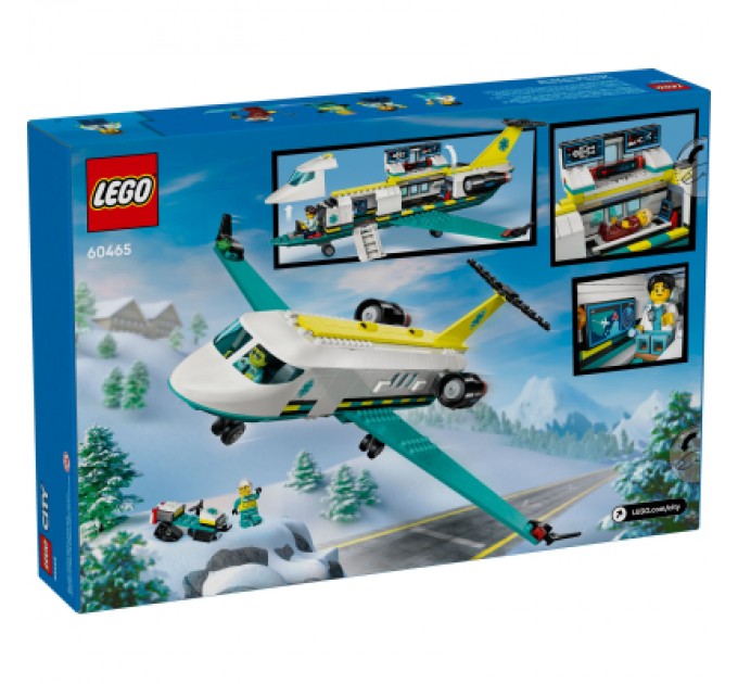 LEGO Конструктор LEGO City Літак швидкої медичної допомоги (60465)
