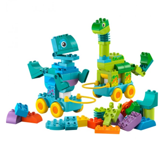 LEGO Конструктор LEGO DUPLO Динозаври на колесах 3 в 1 (10451)