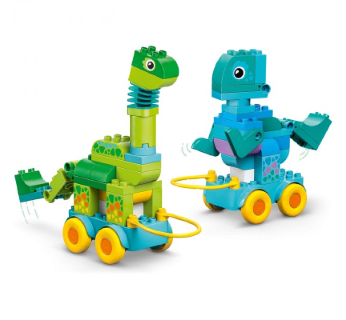 LEGO Конструктор LEGO DUPLO Динозаври на колесах 3 в 1 (10451)