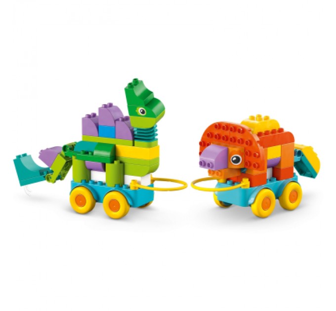 LEGO Конструктор LEGO DUPLO Динозаври на колесах 3 в 1 (10451)