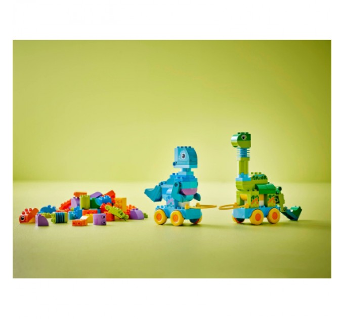 LEGO Конструктор LEGO DUPLO Динозаври на колесах 3 в 1 (10451)
