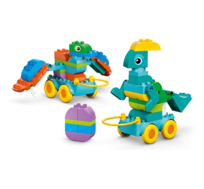 LEGO Конструктор LEGO DUPLO Динозаври на колесах 3 в 1 (10451)