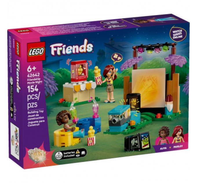 LEGO Конструктор LEGO Friends Вечір кіно з друзями (42642) LEGO Конструктор LEGO Friends Вечір кіно з друзями (42642)